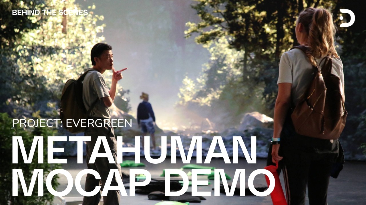 MetaHumans Driven by Live Motion-Capture on an LED volume for ICVFX