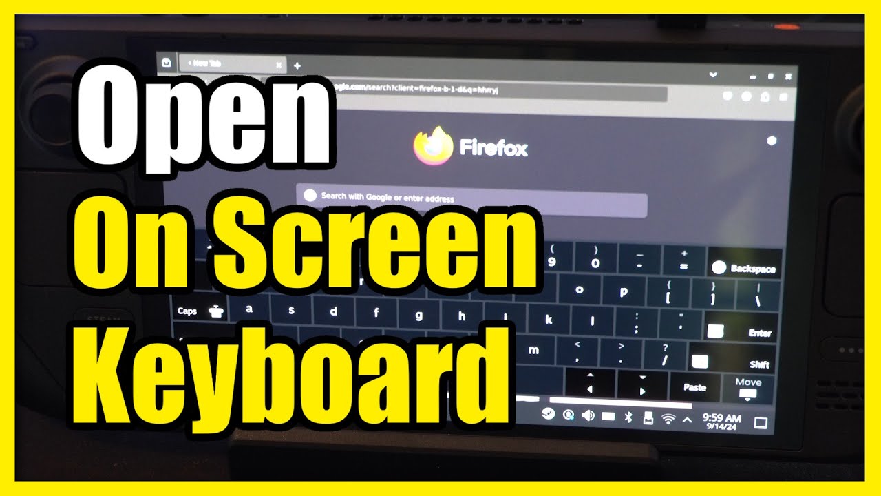 How to Open the Keyboard on Screen on Steam Deck Desktop Mode (Fast Tutorial)