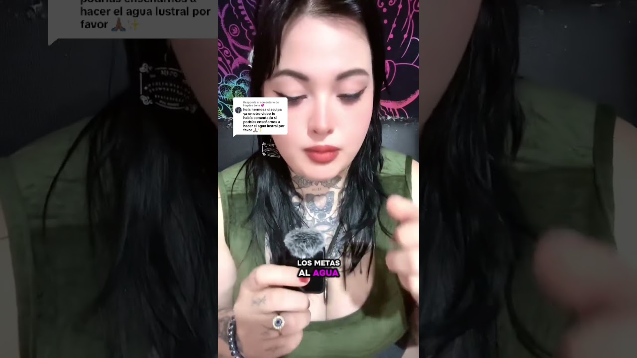 Agua Lustral 💕 #magia #brujasdetiktok #vidente #tarot #hécate 