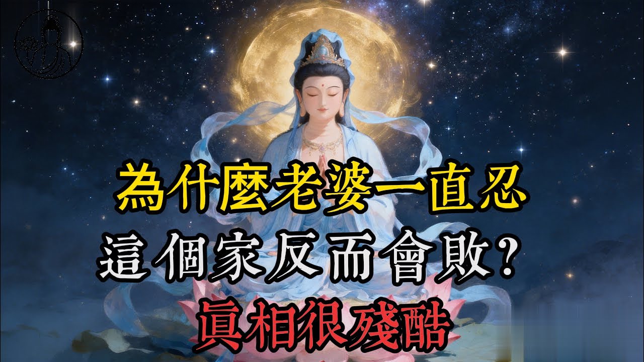 為什麼老婆一直忍，這個家反而會敗？真相很殘酷#夫妻關係#婚姻智慧#家庭風水#身心靈成長#佛法智慧#情緒價值#親密關係#修行在生活#男人的格局#家的能量