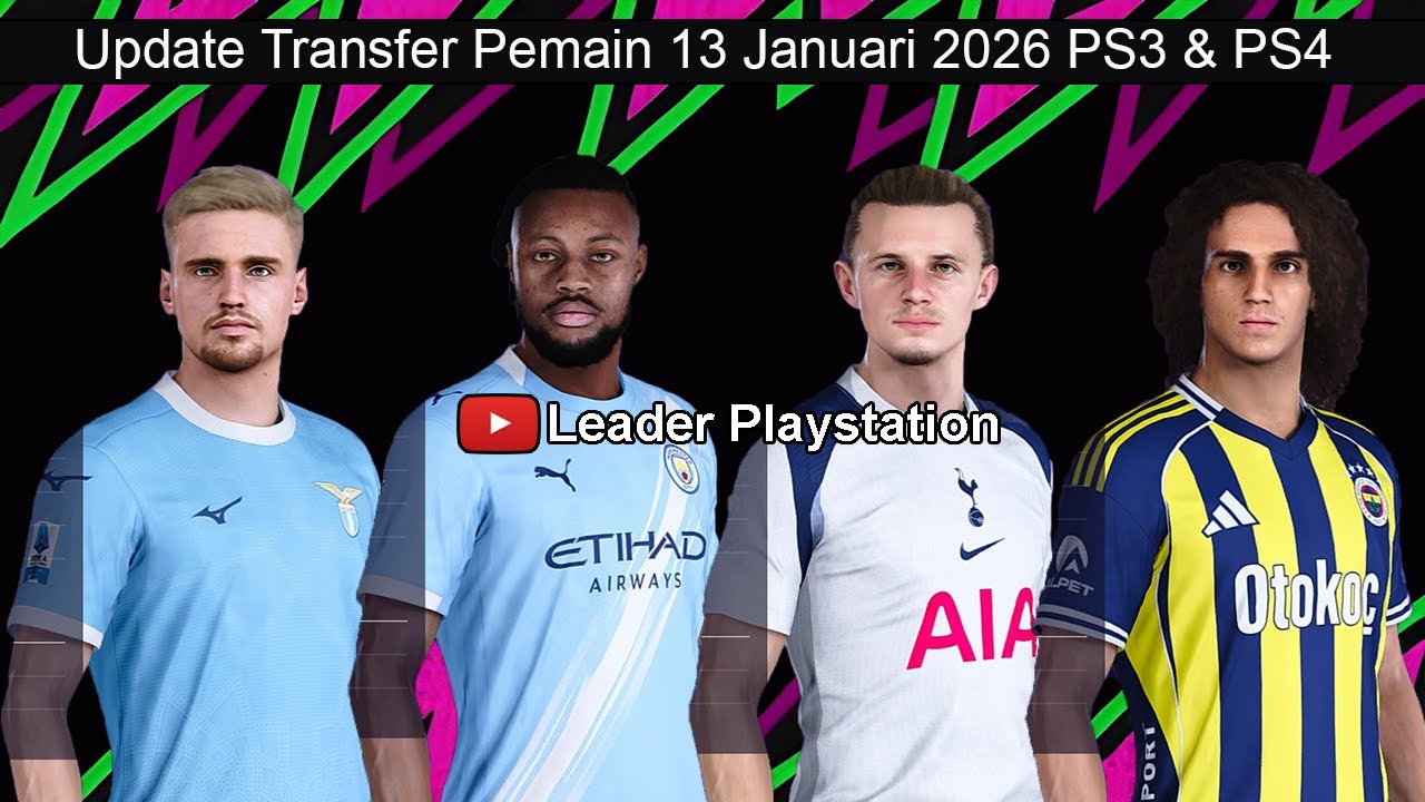 Обновление информации о трансферах игроков от 13 января 2026 г. eFootball PS3 и PS4