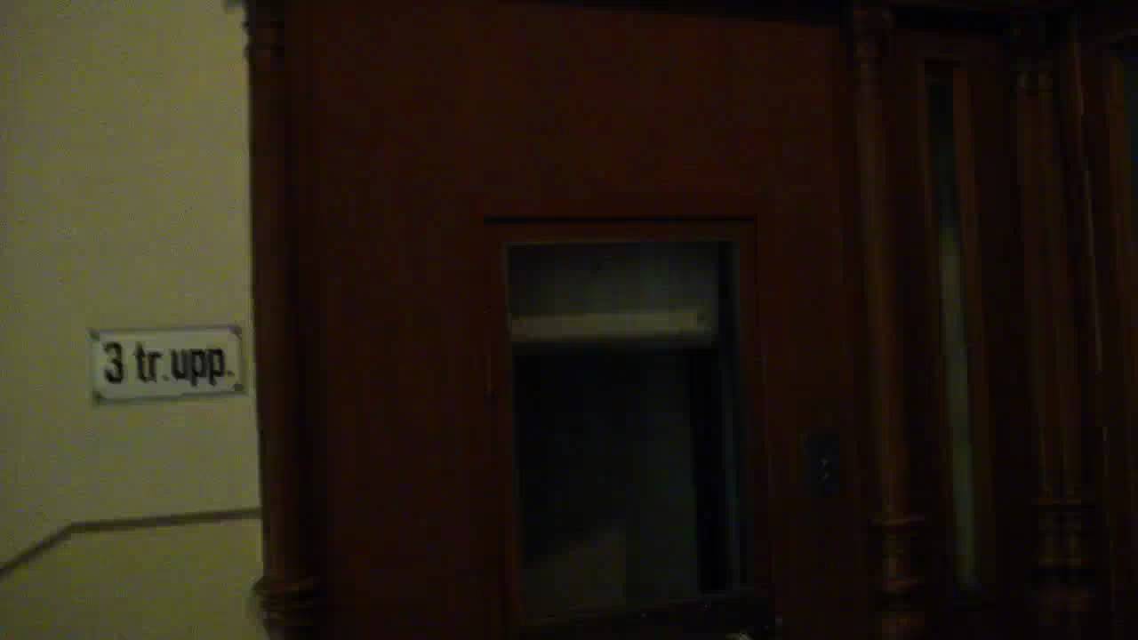 old Vintage ASEA traction elevator at Dalapalace in Gävle...