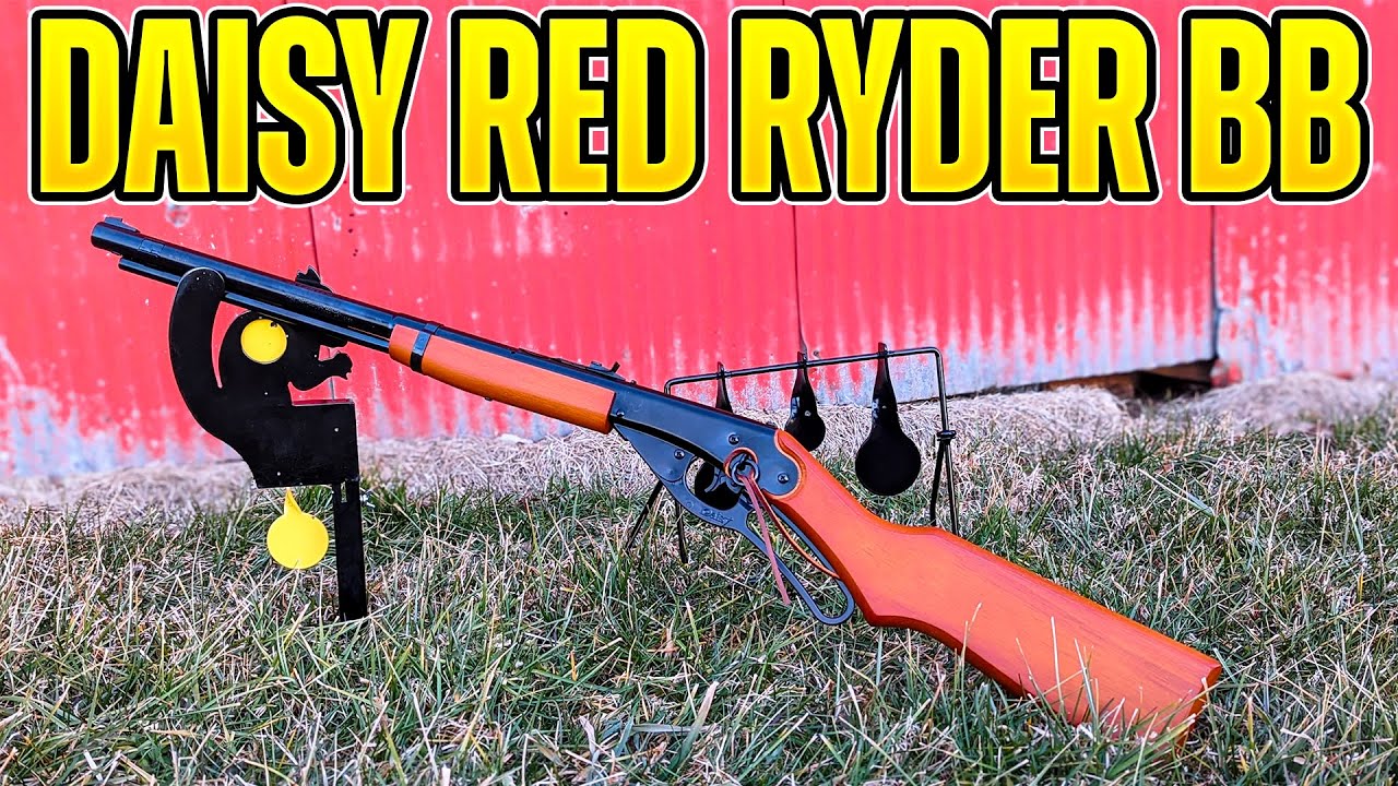 Daisy Red Ryder BB + Crosman Spinning Reset Targets Review & Test Shoot