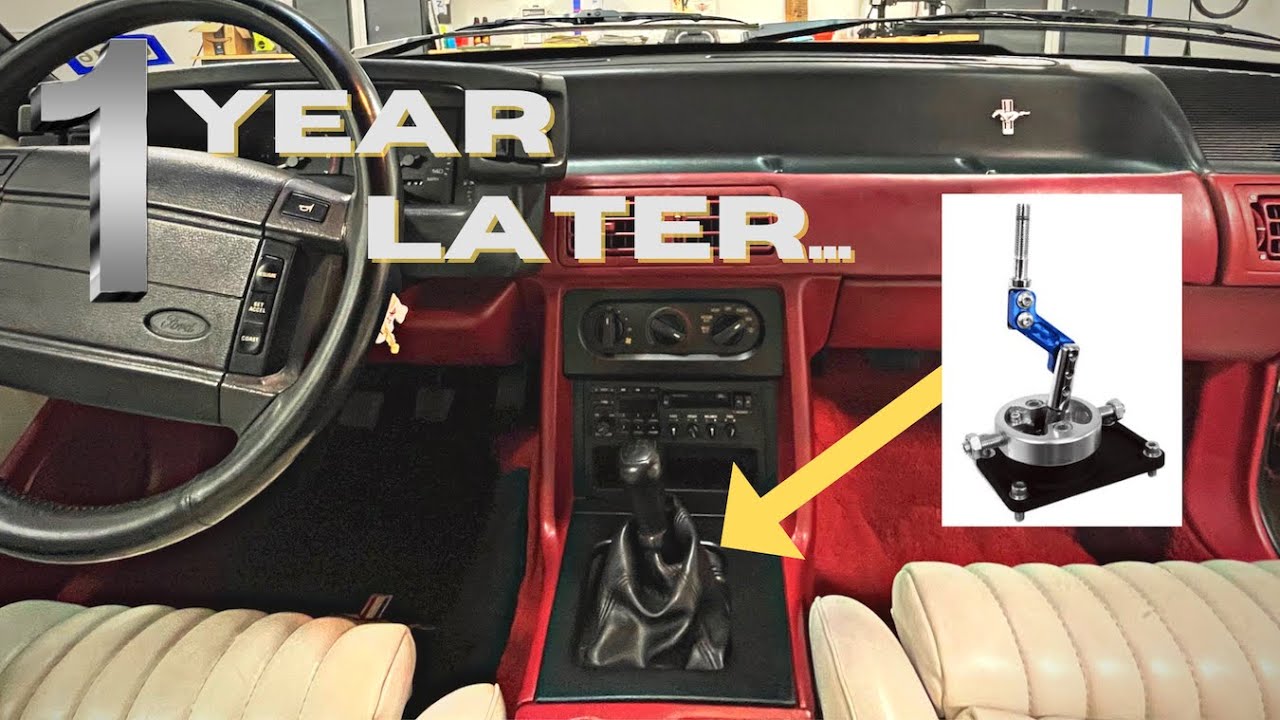 LMR T5 Econoshift Short Throw Shifter - My Experience 1 Year After Instal // 91 5.0 Foxbody Mustang