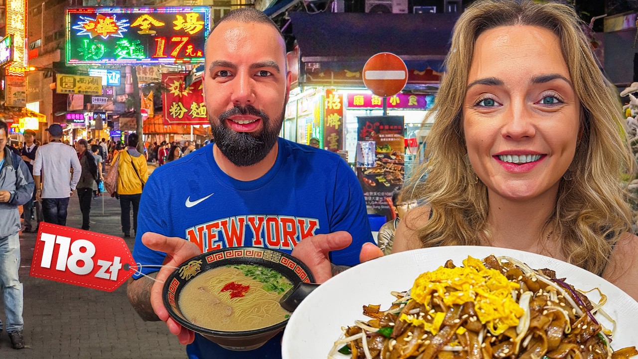 WIELKI TEST JEDZENIA W HONGKONGU! TANIE VS. DROGIE! | Check In