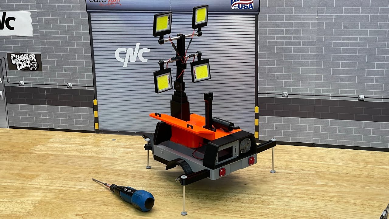 Utility Light Trailer Assembly Video: The Most Unique 1/10th Scale RC Trailer we've Ever Made!
