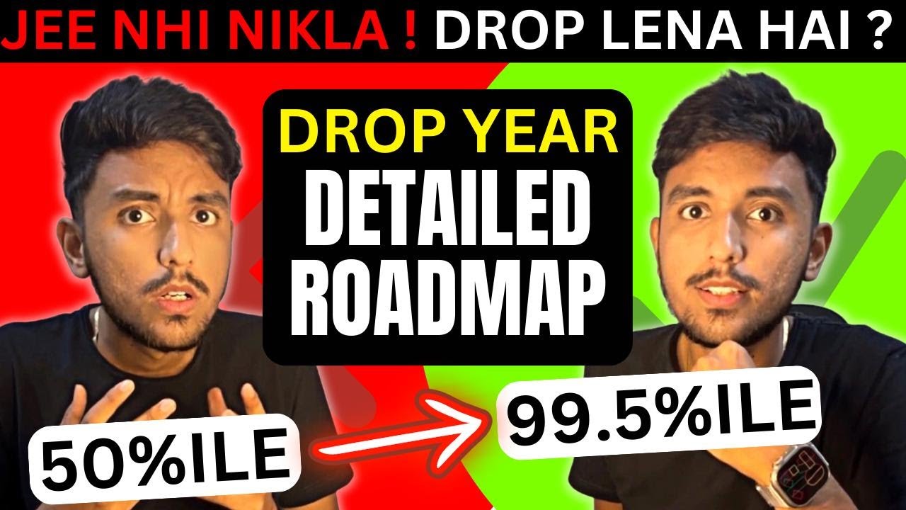 JEE 2024 Droppers 🔥: Complete Drop Year Roadmap to Clear IIT-JEE 🔥| #iitjee #jee #iit
