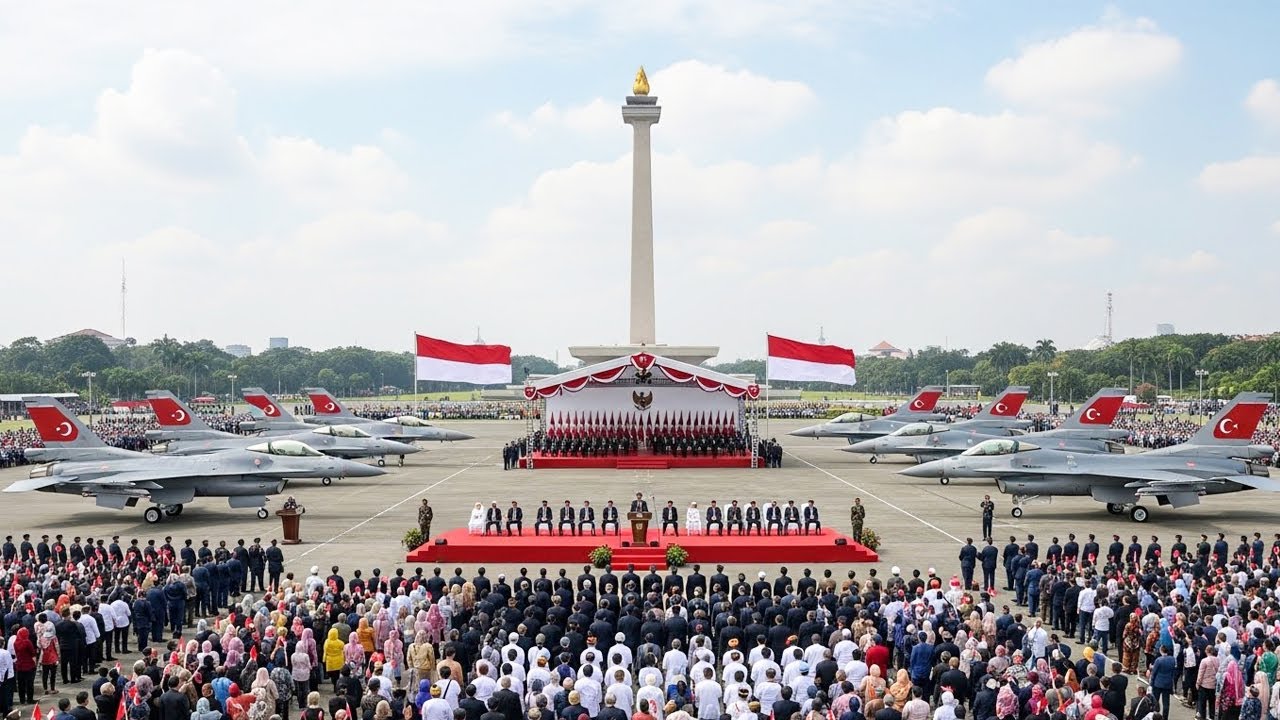 Tiba Di Indonesia! Jet Tempur KAAN Turki Resmi Perkuat Pertahanan TNI