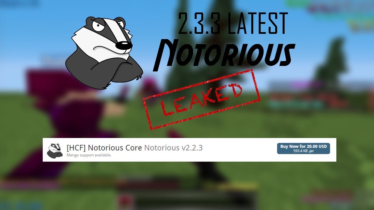 ⚠️ NOTORIOUS 2.2.3 HCF / KITMAP CORE ⚠️ | ✔ LEAKED ✔ | ⚡ MINECRAFT 1.7.10 - 1.8 ⚡