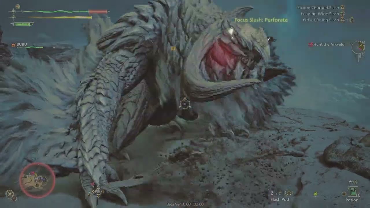 MH Wilds OBT | Great Sword vs Arkveld – Solo Sub 11 mins | 怪猎荒野 OBT | 大剑 单人锁刃龙 10分台