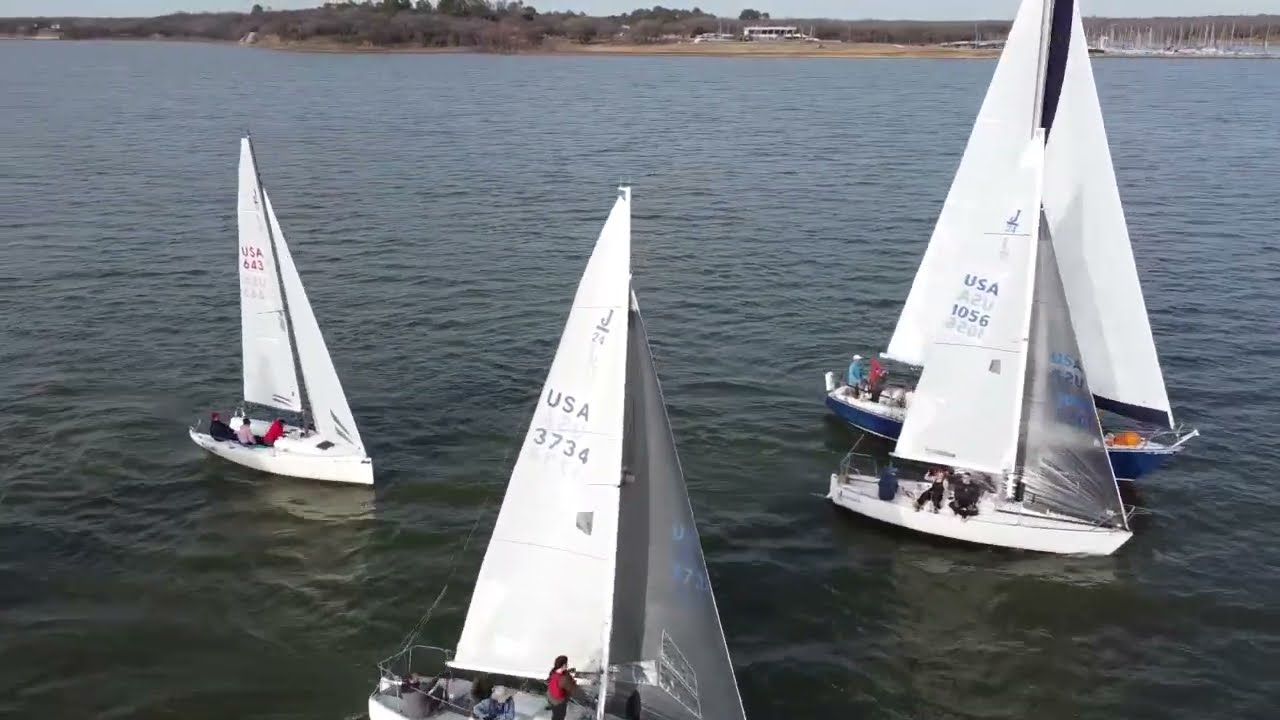 J24 racing at DCYC with the PHRF fleet Mavic mini drone footage, great sailboat racing, #18thhour