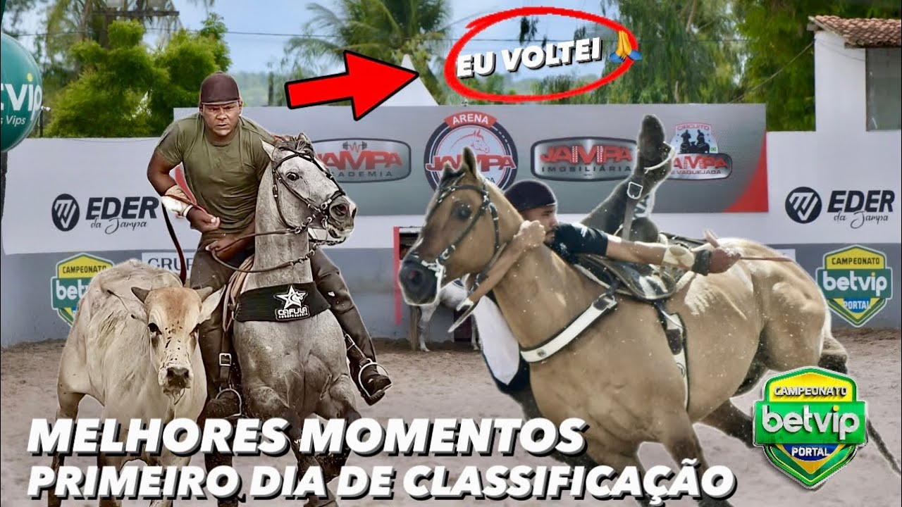 VEJA OS MELHORES MOMENTO DO PRIMEIRO DIA DE CLASSIFICA&Ccedil;&Atilde;O NA VAQUEJADA DA ARENA JAMPA-PB #CBP2024
