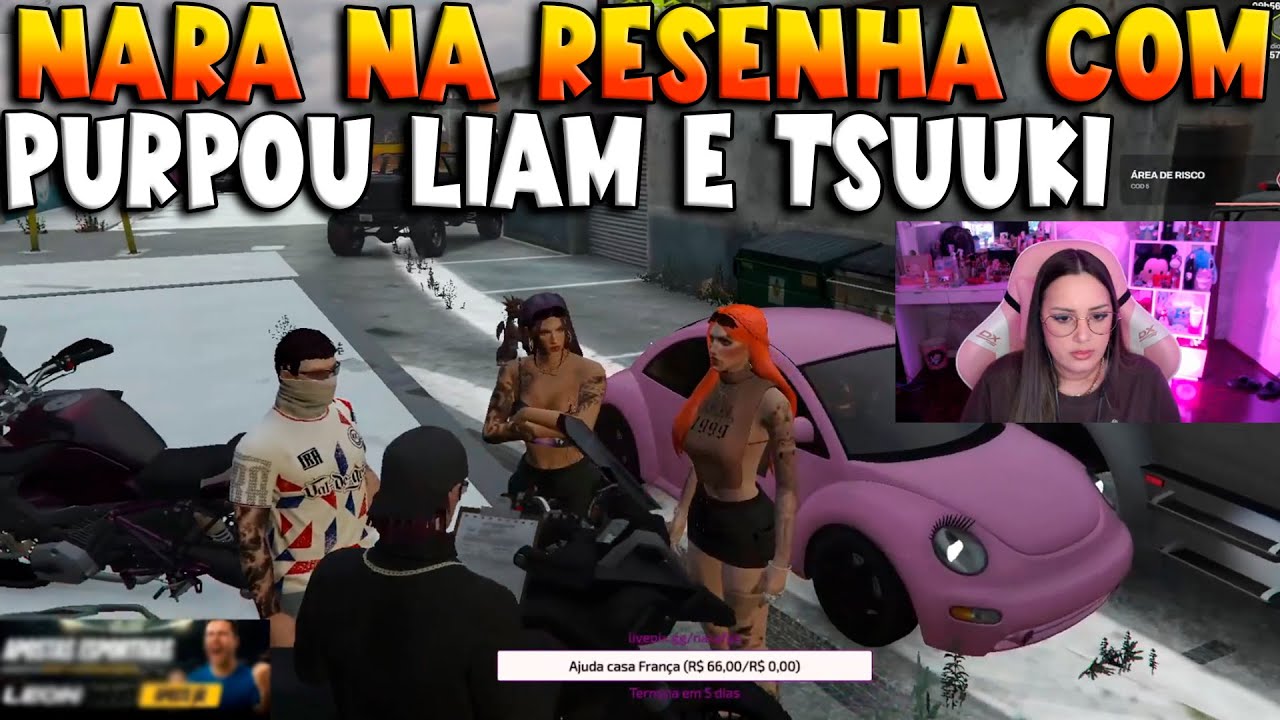 NARA NA RESENHA COM O PURPOU, TSUUKI E LIAM 😮🔥