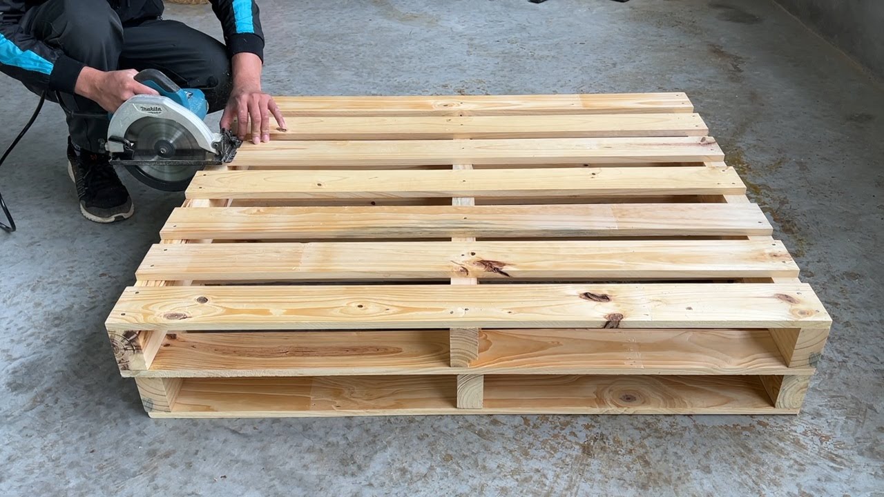 Turning Wooden Pallet Crafting Ideas into Reality: Building a Beautiful  TV Stand for Any Room