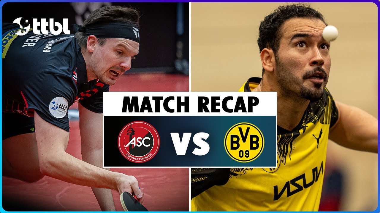 GRÜNWETTERSBACH vs. DORTMUND (Tischtennis Bundesliga Recap) | Matchday 13 | 2025/2026