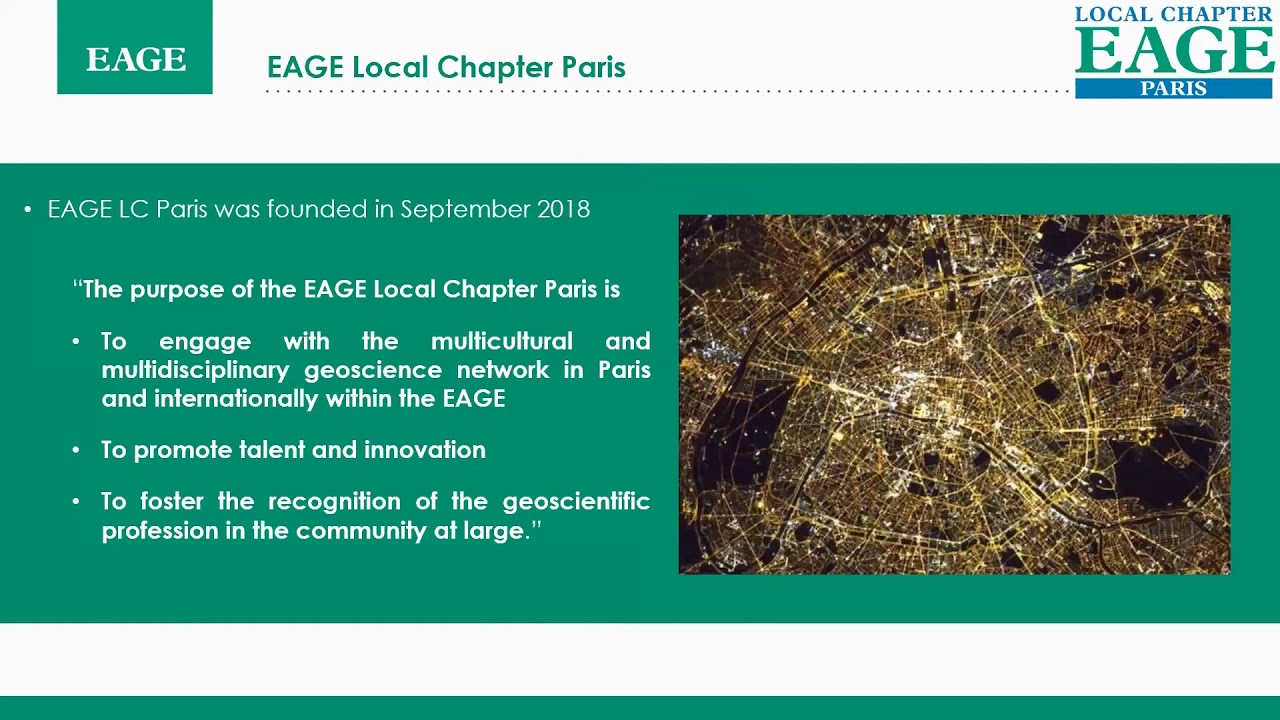 LC Paris: Decarbonization and Energy Transition - Introduction by EAGE Local Chapter Paris