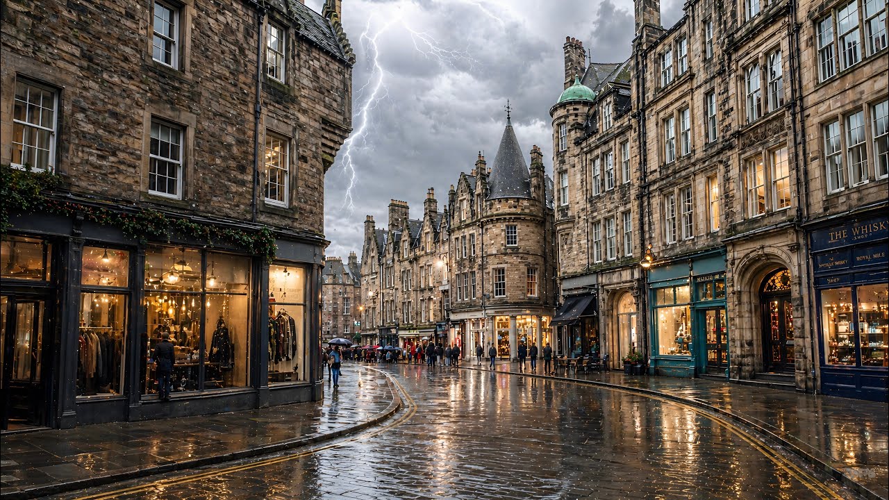 Edinburgh, Scotland - Playground of the Kings - Walking Tour 4K HDR 60fps