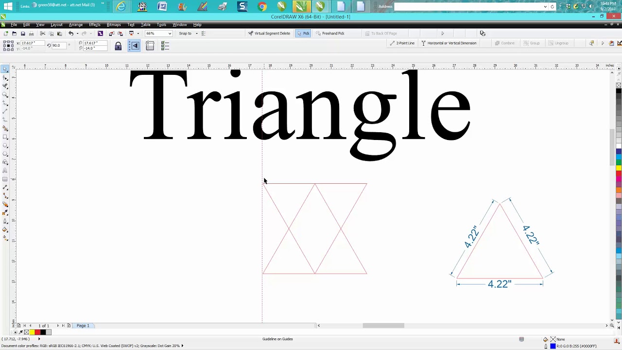 Советы и рекомендации по рисованию треугольников в Corel Draw