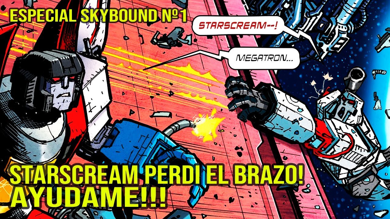 COMO PERDIO EL BRAZO MEGATRON Y DONDE ESTA? HOTROD Y MAS-ESPECIAL DE TRANSFORMERS SKYBOUND 1-2024