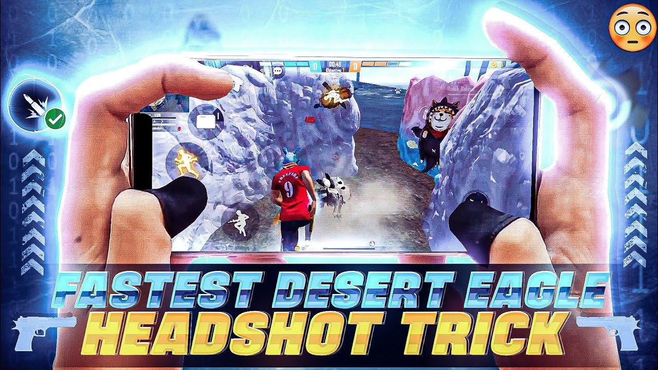 Fastest Desert Eagle ONETAP Headshot Trick On Mobile | Reload Trick + Very Short Range One Tap Trick