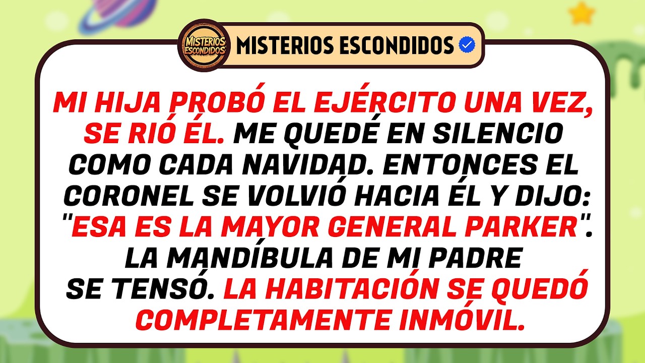 Cuento Cómo Mi Padre Se Burló De Mí En Navidad Hasta Que Un Coronel Me Llamó General De División.