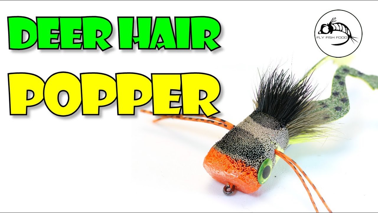 Fly Tying Tutorial: Deer Hair Frog Popper - STACK & TRIM Deer Hair