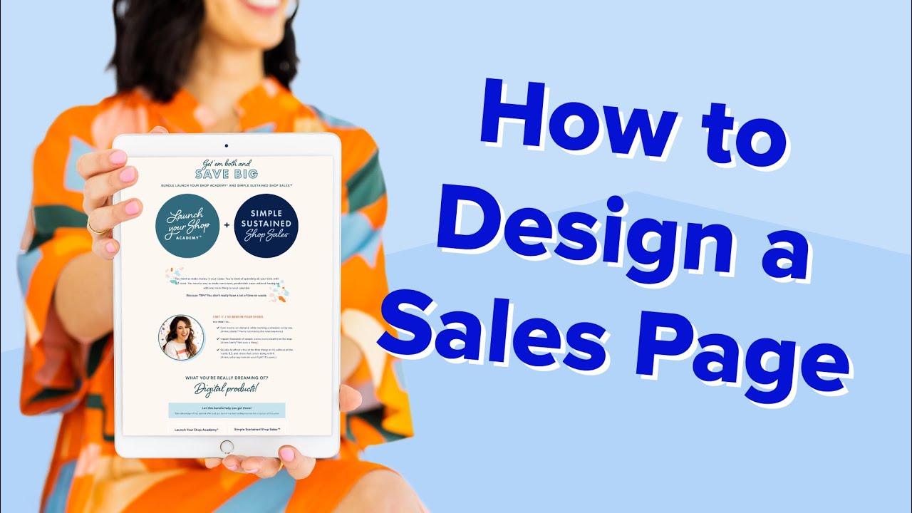How to Design a Sales Page