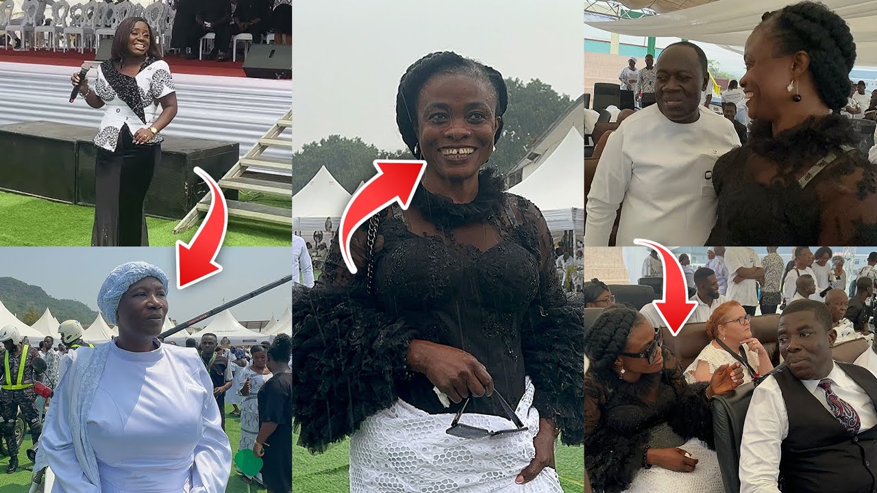 Diana Asamoah Clashes with Cecilia Marfo & Diana Hamilton at Elder Mireku’s Fathers Funeral