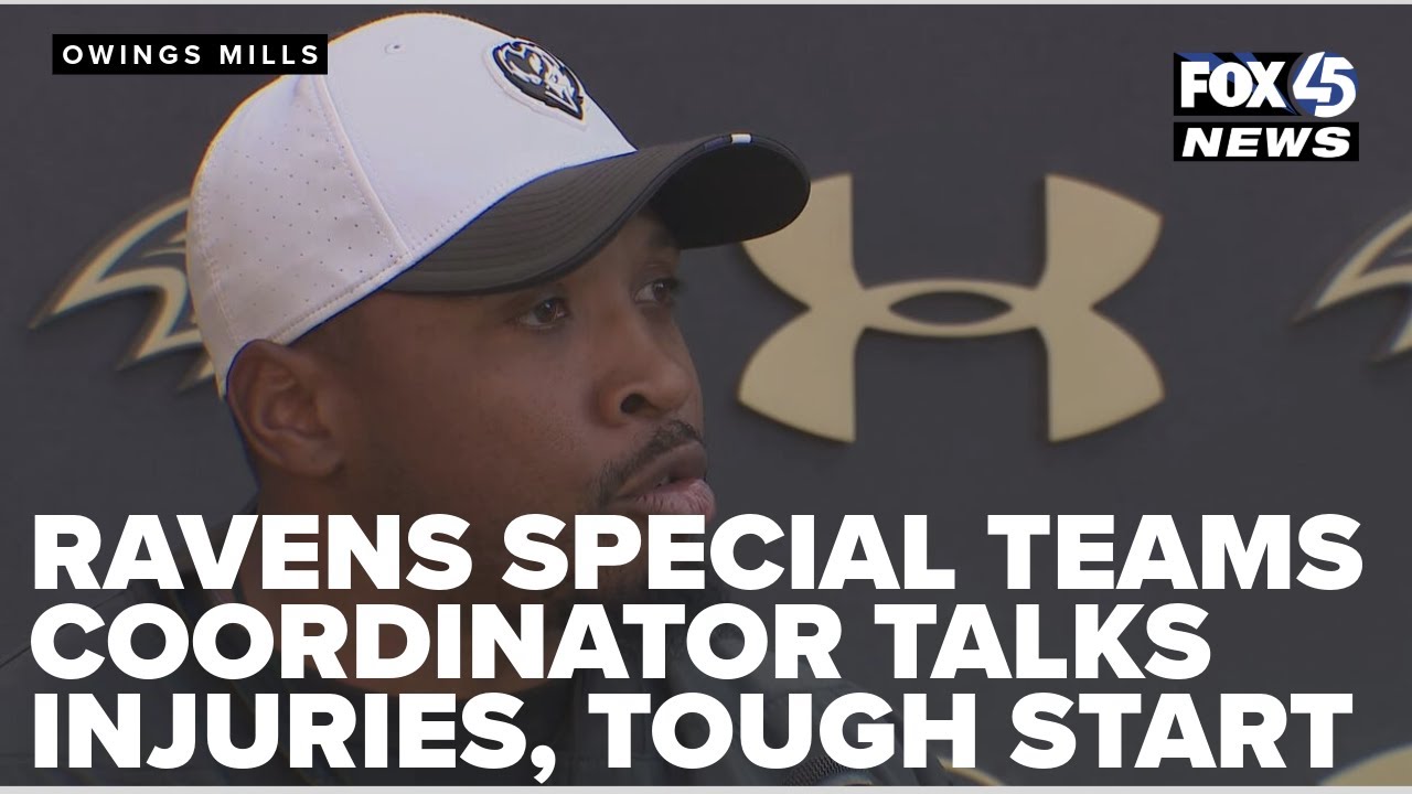 Ravens special teams coordinator Chris Horton addresses injuries, tough start