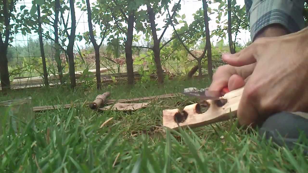 Bow drill Saturday - tűzgyújtás íjas tűzfúróval