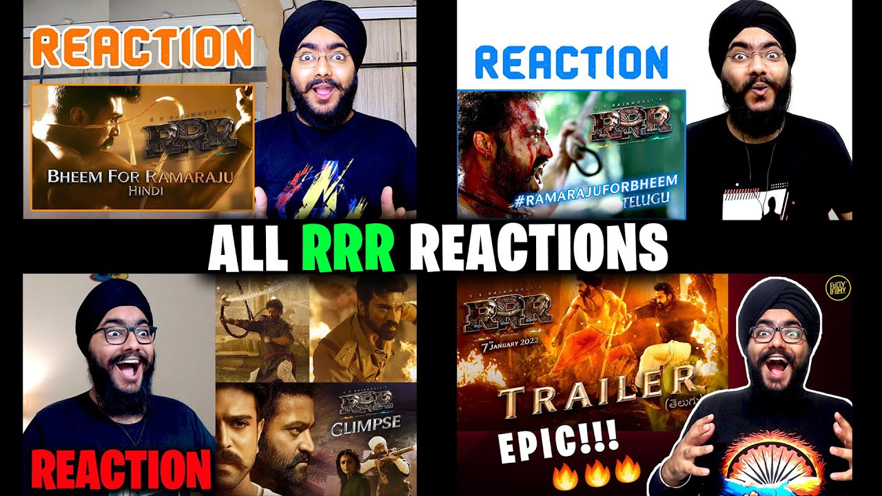 Все тизеры и трейлеры RRR REACTION Mashup