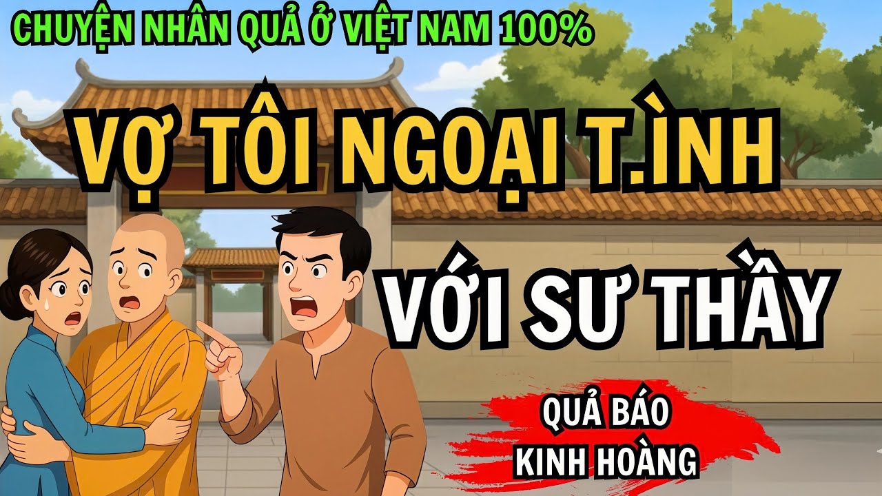 Chuyện Nhân Quả 100%, Vợ Tôi Ngoại Tình Với Sư Thầy, Quả Báo Kinh Hoàng!