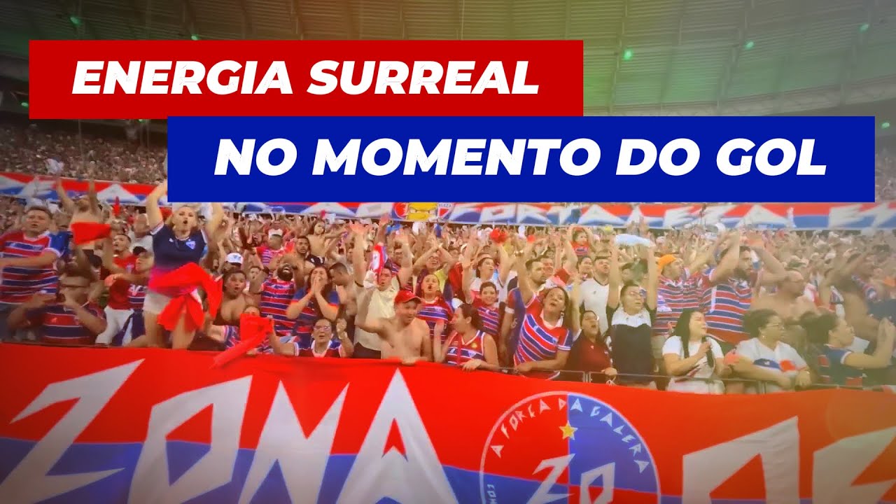 Essa é a Energia SURREAL da torcida do FORTALEZA após um gol do time com o CASTELÃO LOTADO!