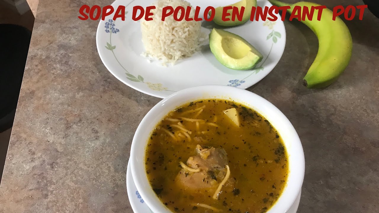 Sopa de Pollo en Instant Pot 🍜🐓😋
