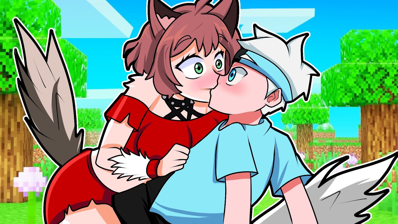 GOTEN BEIJOU a GAROTA LOBO no Minecraft!