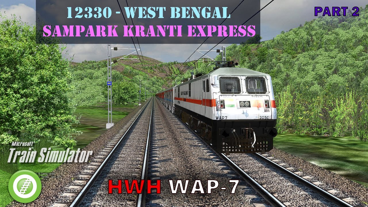 OR/MSTS | 12330 - West Bengal Sampark Kranti Express - part 2