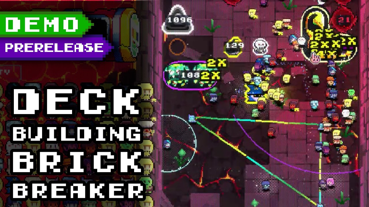Crazy, chaotic roguelite based on brickbreaking - Let's playtest 100Friends