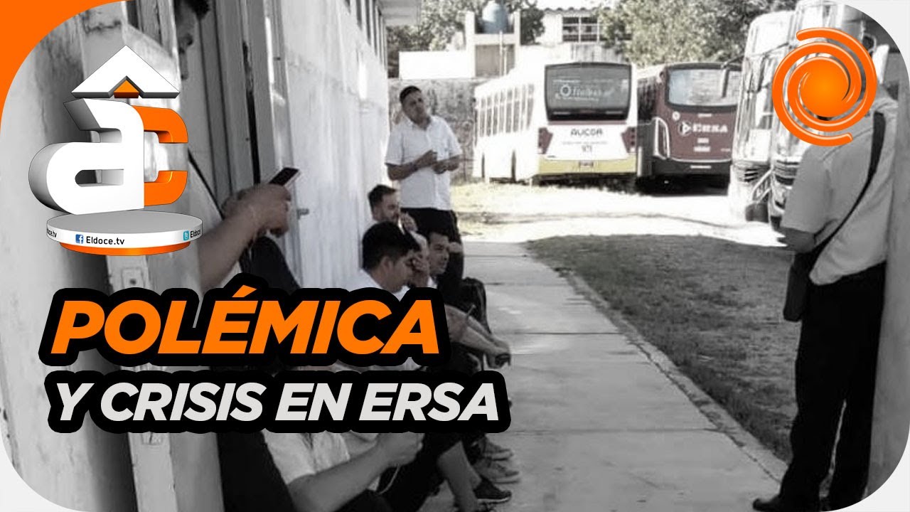 Transporte público: Choferes de Ersa denuncian que no pueden trabajar por la falta de colectivos