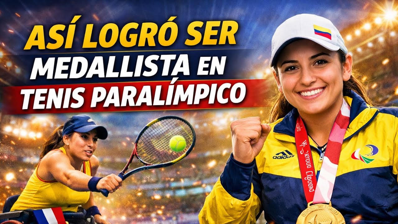 LA DIFÍCIL HISTORIA DE UNA TENISTA PARALÍMPICA COLOMBIANA: ASÍ LA RECONOCIERON EN PARÍS