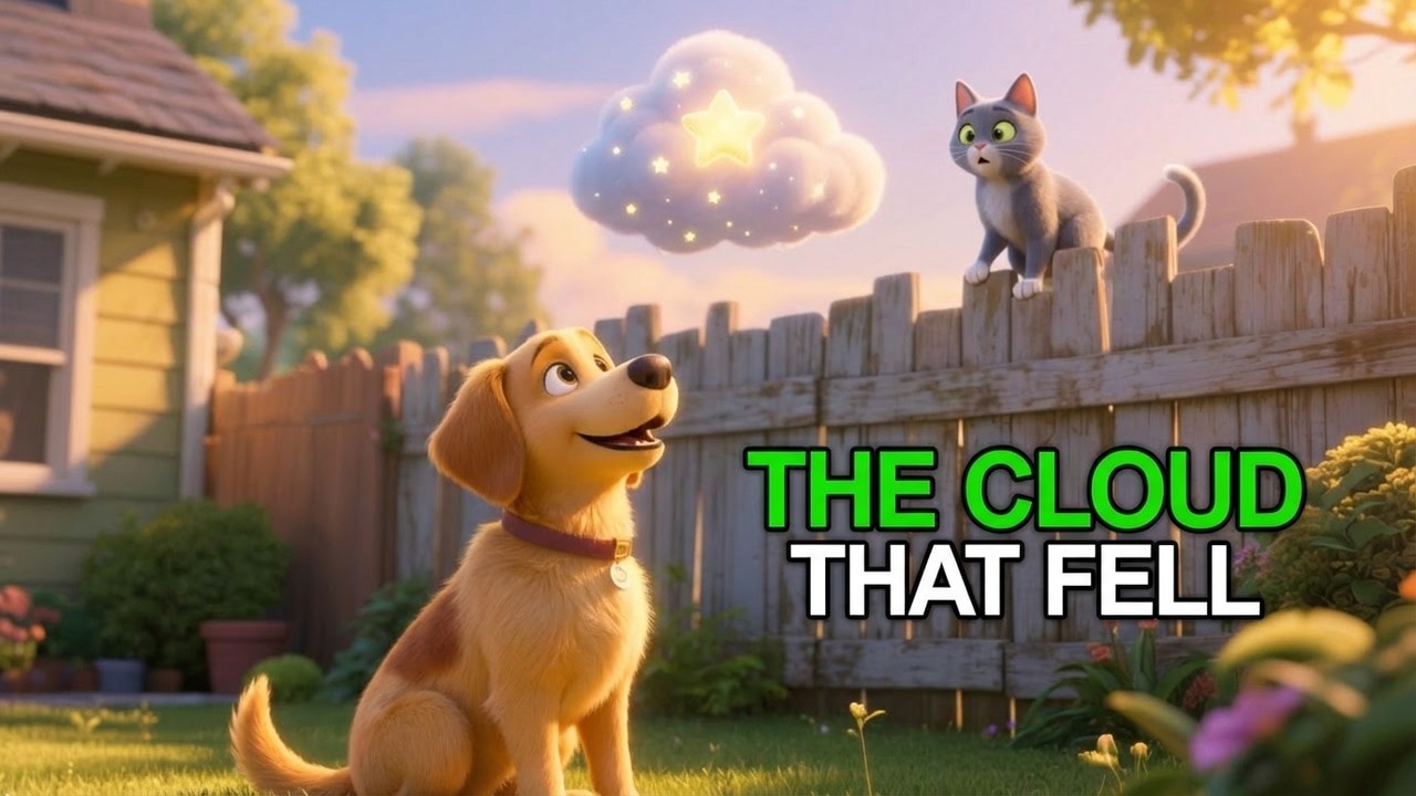 Max the Dog and the Cloud That Fell, Heartwarming Dog Adventure Story for Kids