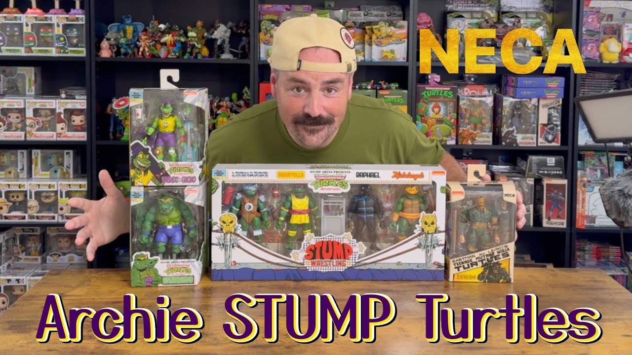 Can you smell what NECA is cookin? Its the brand new Archie Stump Wrestling Turtles!!!!