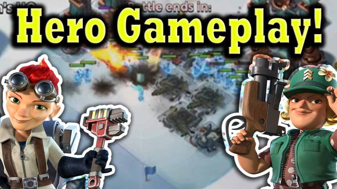 NEW HEROES Gameplay! (Dev Update) New Boom Beach Update