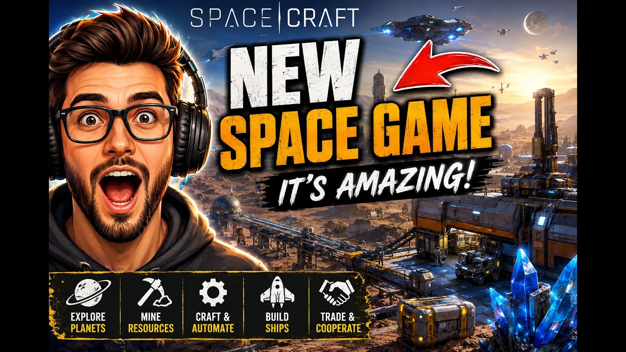 🚀 I Played SpaceCraft EARLYACCESS... This Space Game Has HUGE Potential!