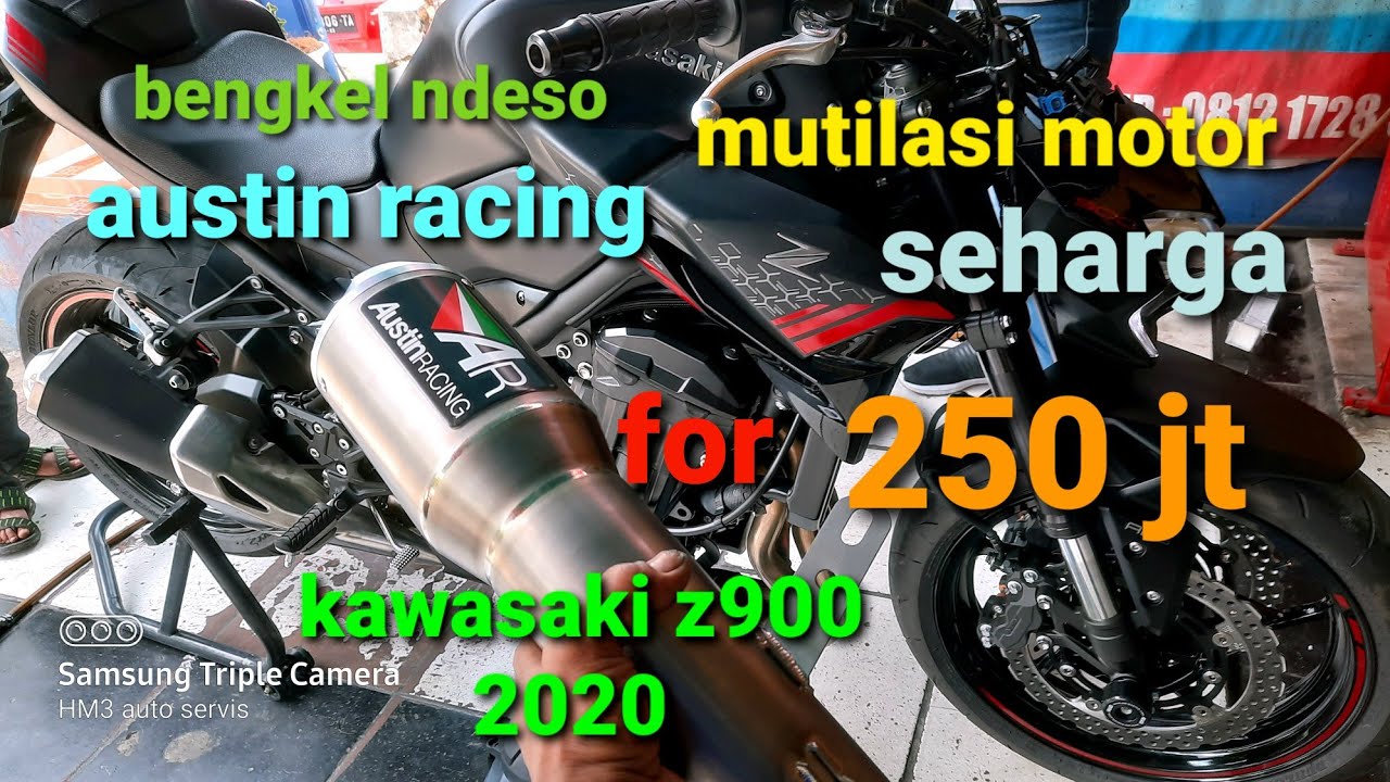 pasang knalpot seharga 20 jt #Exhaust AUSTIN RACING FOR KAWASAKI Z900 2020