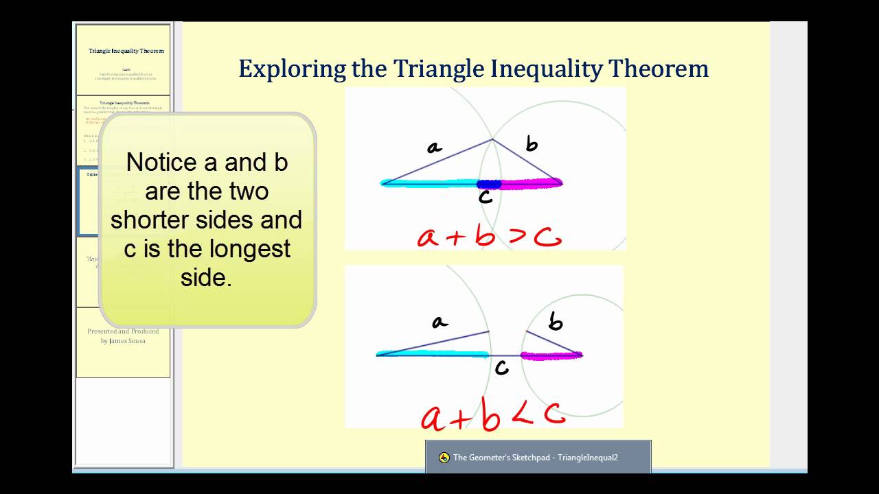 Triangle Inequality Theorem