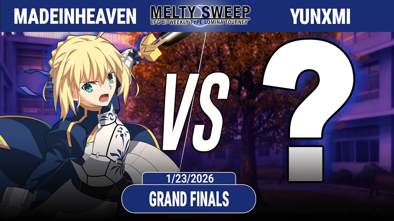 Melty Sweep 74 | GF | MadeInHeaven [W] (Saber) VS. Yunxmi (Random, DA Noel) | MBTL Netplay Bracket