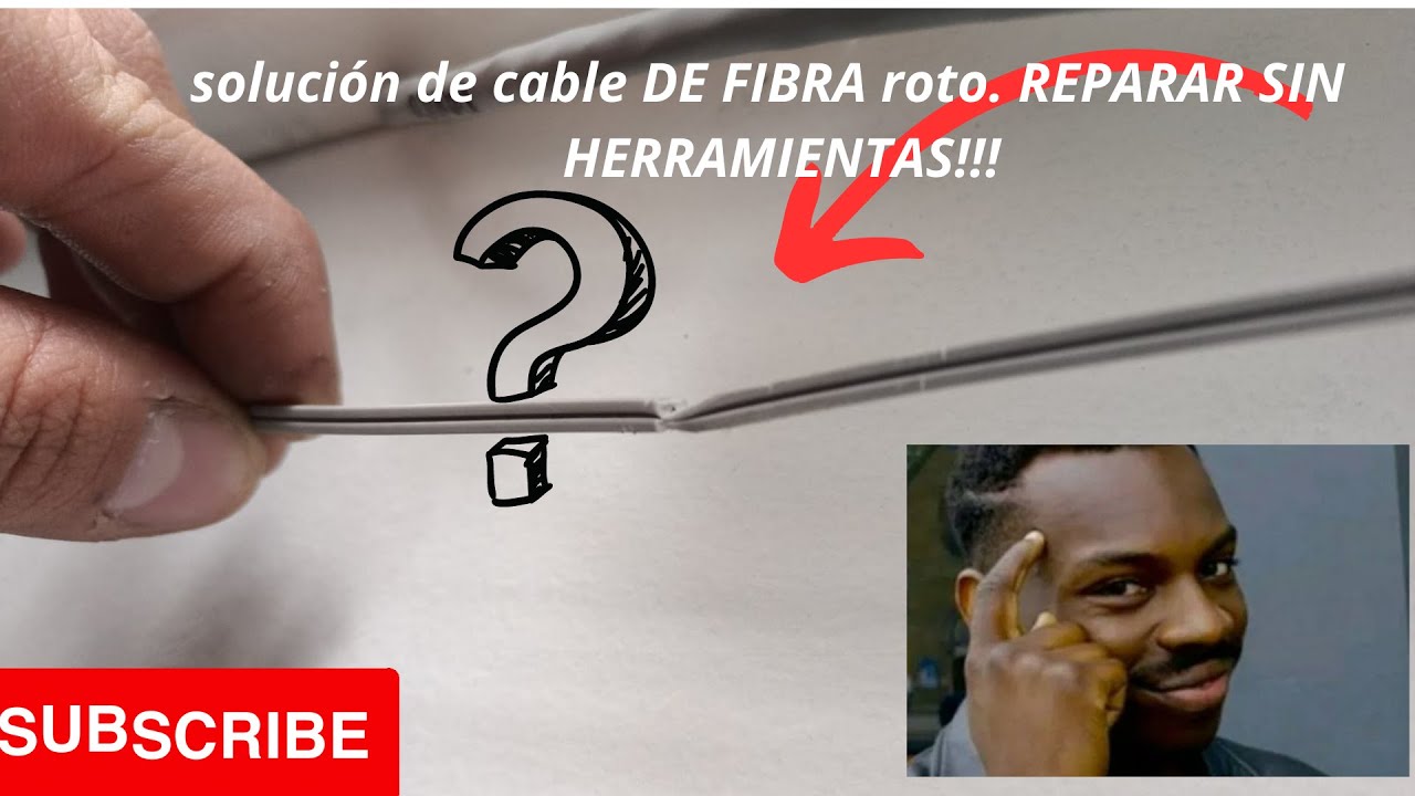 REPARAR CABLE DE FIBRA OPTICA SIN HERRAMIENTAS ( CONECTOR MECANICO RED SC-APC)