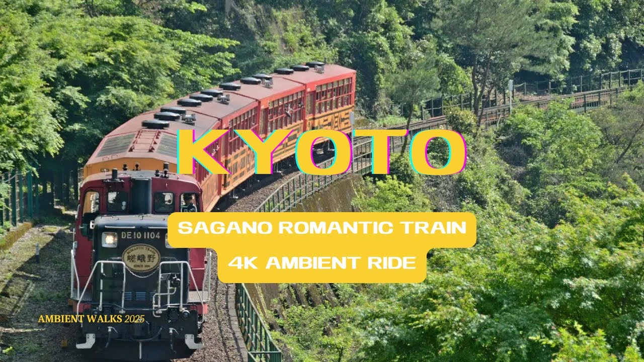 4K Sagano Scenic Railway 嵯峨野観光鉄道 Ride