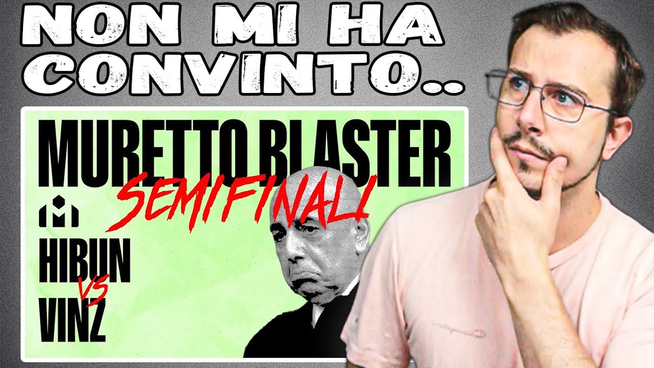 Reaction a MURETTO BLASTER - Hibun vs Vinz - Semifinale