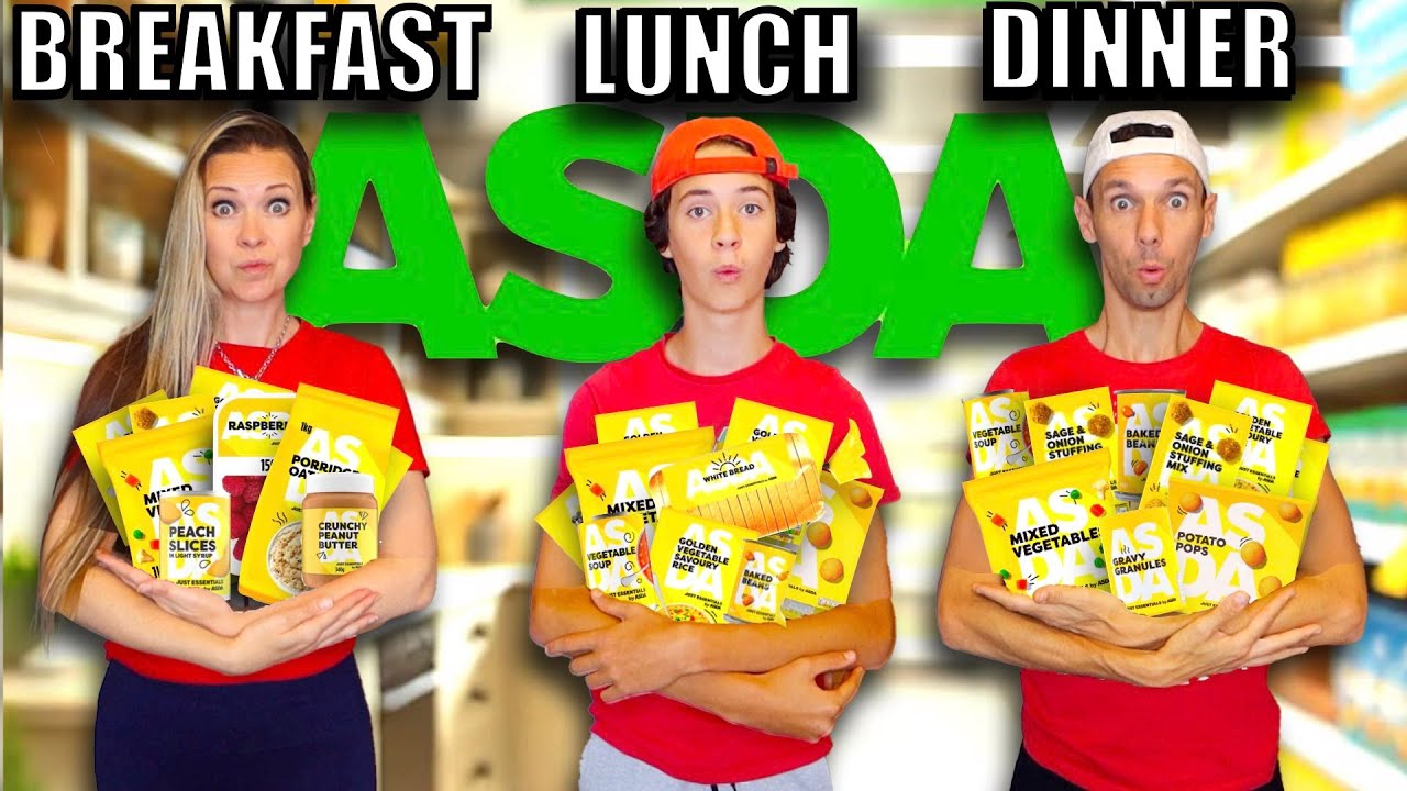 Who can COOK the BEST MEAL using ONLY ASDA Just Essentials? 😋